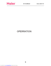 Haier HSU-22HD03 Operation Manual
