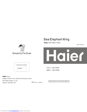 Haier BRF1- 120 User Manual