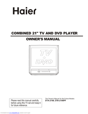 Haier DTA-1586 Owner's Manual