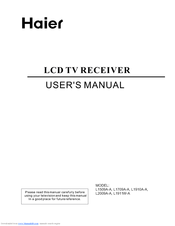 Haier L2009A-A User Manual