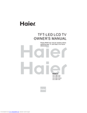 Haier LEC22B1380W Owner's Manual