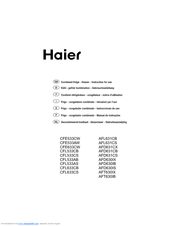 Haier CFE629CB Instructions For Use Manual