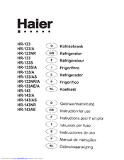 Haier HR-143NR User Manual
