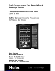 Haier HVZ040ABH5S - Dual-Zone Wine Cooler User Manual