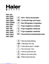Haier HRF-290PA User Manual