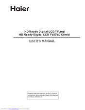 Haier 90502138 User Manual