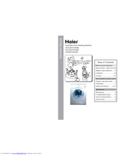 Haier HKS1000TXVE, HKS1000TXME Operation Manual