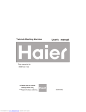Haier HWM130-113S User Manual