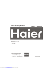 Haier HWM25 User Manual