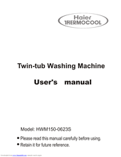 Haier HWM150-0623S User Manual