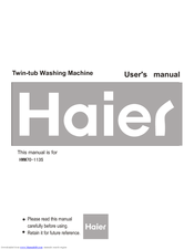 Haier HWM70-113S User Manual
