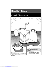 Hamilton Beach 840072000 User Manual