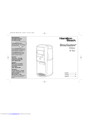 Hamilton Beach BrewStation 47334 Use & Care Manual