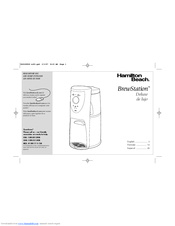 Hamilton Beach BrewStation Deluxe 47454C Owner's Manual