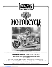 Fisher-Price HARLEY-DAVIDSON Motorcycle 74370 Owner's Manual