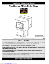 Harman Stove Company PP38+ Installation & Operating Manual