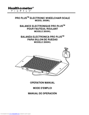 Health O Meter PRO PLUS 2650KL Operation Manual