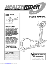 Healthrider E 530 User Manual