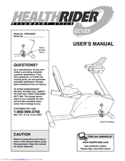 Healthrider HREX36500 User Manual
