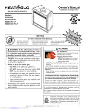 Heat & Glo 6000GBV-IPI Owner's Manual