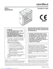Heat & Glo 6000TRS-CE Installer's Manual