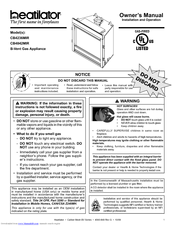 Heatilator B-Vent Gas Appliance CB4842MIR Owner's Manual