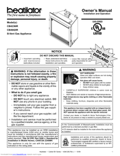 Heatilator CB4842IR Owner's Manual