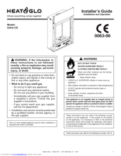 Heat & Glo Balanced Flue Gas Fireplace SOHO-CE Installer's Manual