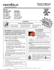 Heat & Glo CFL-30LP-C Owner's Manual