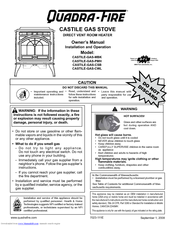 Quadra-Fire Direct Room CASTILE-GAS-CWL Owner's Manual