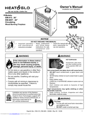 Heat & Glo EM-485TH Owner's Manual