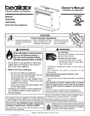 Heatilator GDST5244I Owner's Manual
