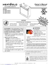 Heat & Glo SL-550TV-IPI-E Owner's Manual
