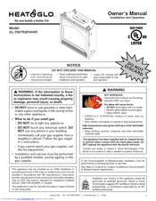 Heat & Glo SL-750TRSFHHIPI Owner's Manual