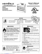 Heat & Glo RH-42 Series Owner's Manual