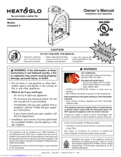 Heat & Glo CRESCENT II CRESCENT II Owner's Manual