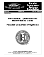 Heatcraft Refrigeration Products H-IM-72B Installation, Operating And Maintenance Manual