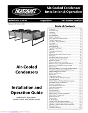 Heatcraft Refrigeration Products Air-Cooled Condensers none Installation And Operating Manual