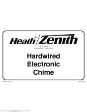 Heath Zenith Hardwired Electronic Chime 598-1113-05 Owner's Manual