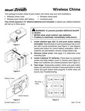 Heath Zenith Wireless Chime 598-1172-04 Owner's Manual
