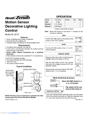 Heath Zenith SL-5210 Owner's Manual