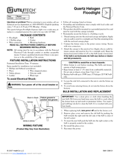 Utilitech UT-5571-BZ Installation Instructions