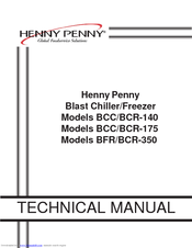 Henny Penny BFR/BCR-350 Technical Manual