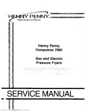 Henny Penny COMPUTRON 7000 Service Manual