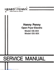 Henny Penny OG-30X Service Manual