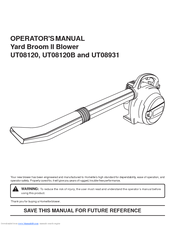 Homelite UT08120 Operator's Manual