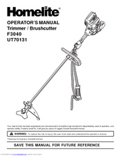 Homelite F3040 Operator's Manual