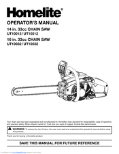 Homelite UT10532 - OPERATORS Operator's Manual