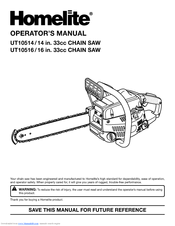 Homelite UT10514/14 IN. 33CC Operator's Manual