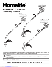 Homelite EASY REACH UT20042A Operator's Manual